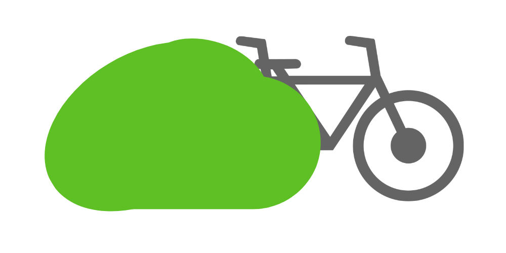 Cykelgarage til tandem cykler