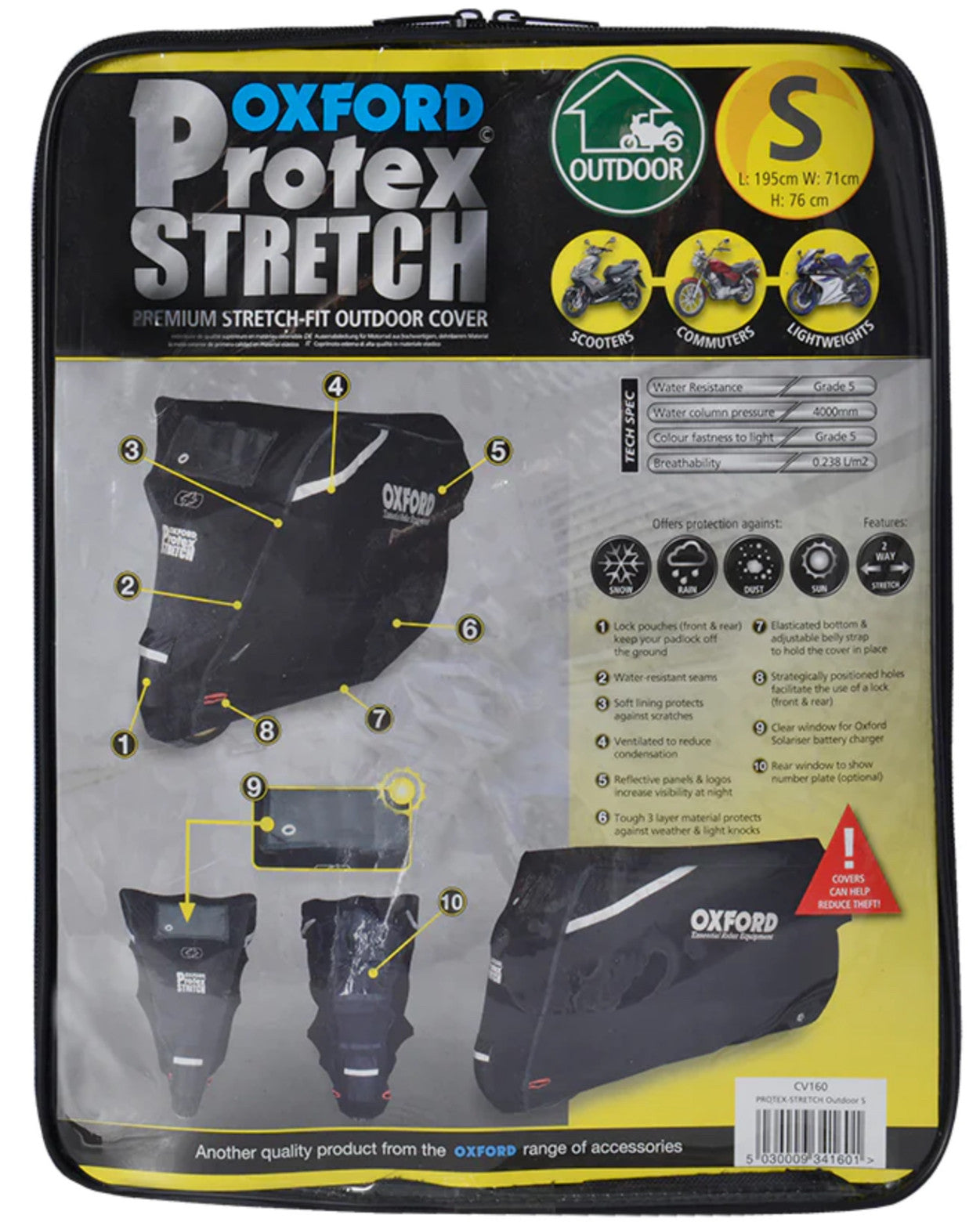 Oxford Protex Stretch Premium S MC Garage