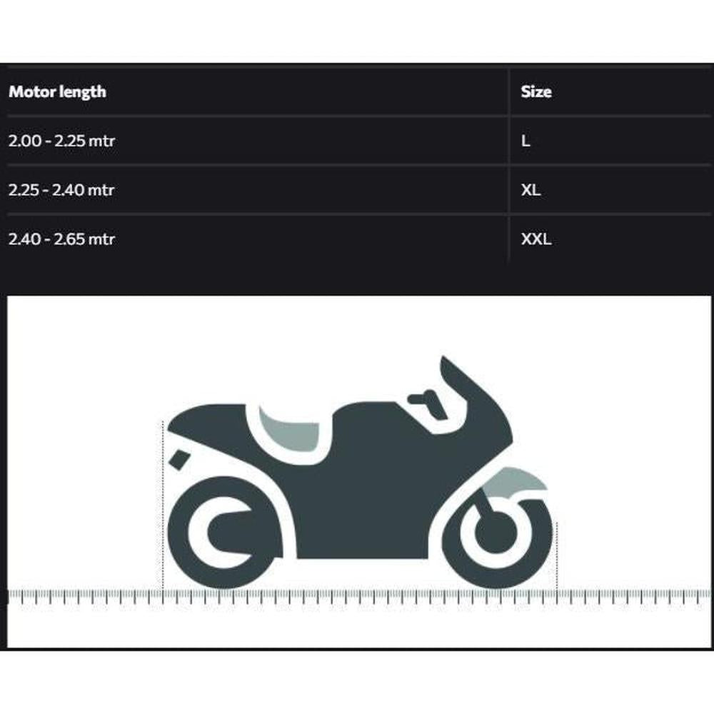 DS Alfa Topcase MC overtræk XL-MC Garage-cykelgarage.dk