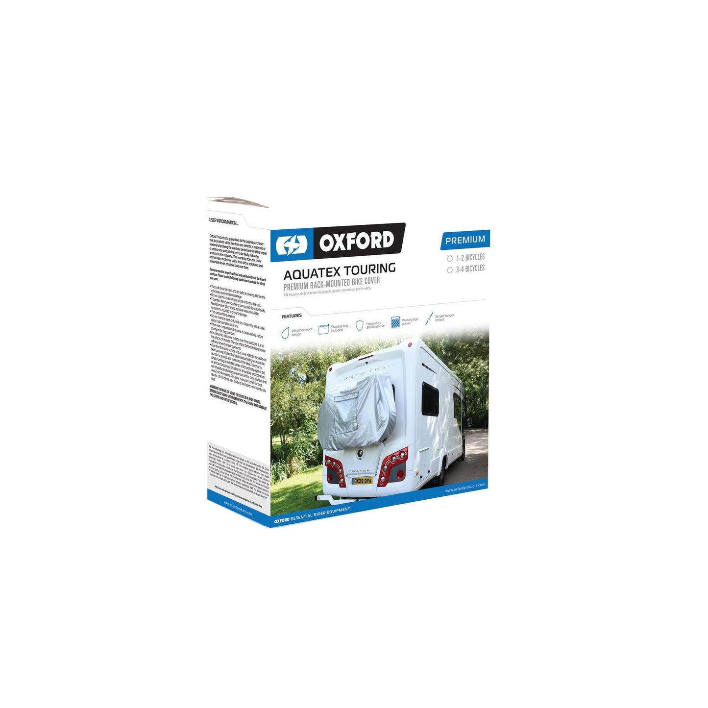 OXC Aquatex Premium Touring 4 bikecover-Overtræk til cykelholder-cykelgarage.dk