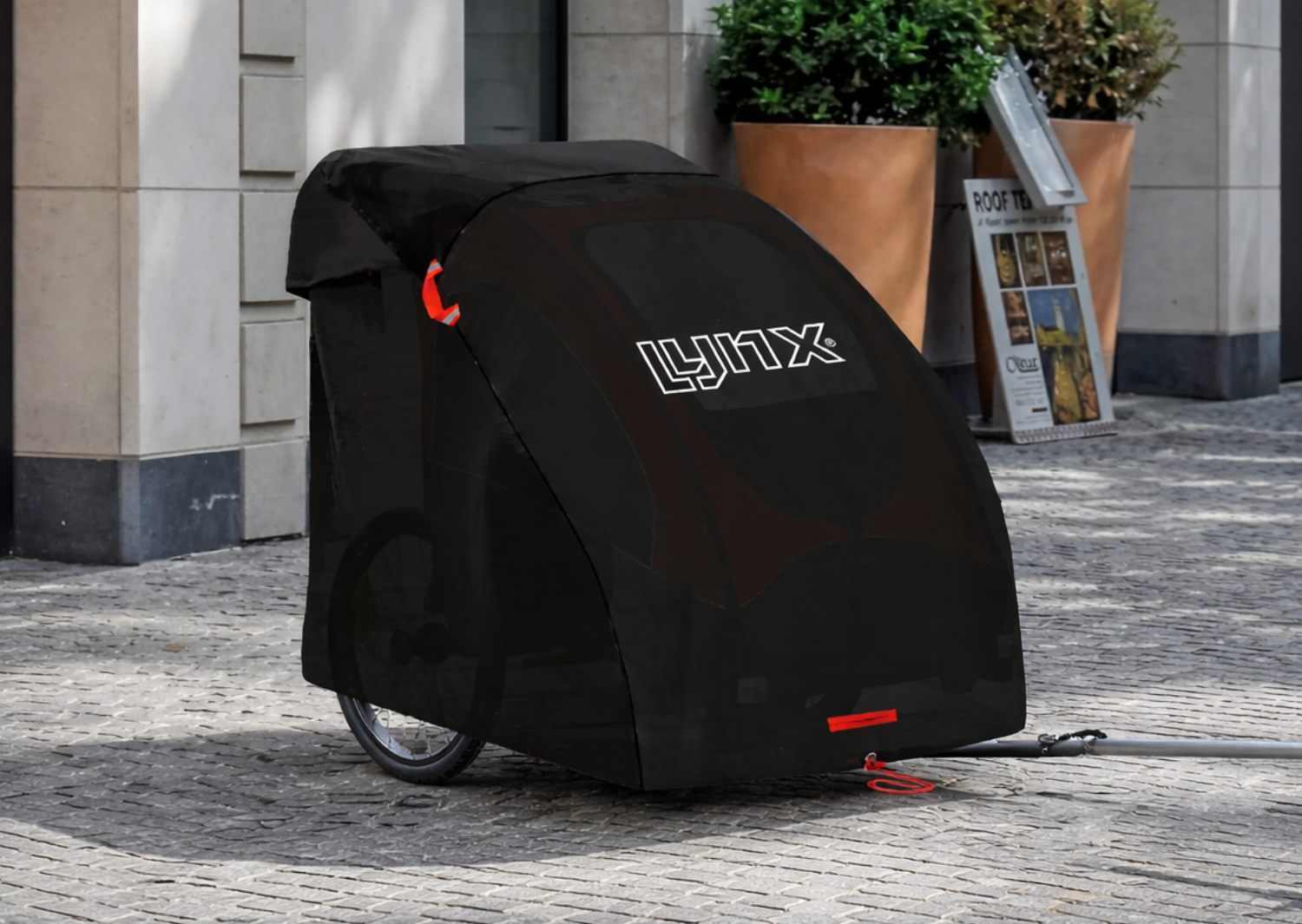 Overtræk og covers til cykelanhængere og cykeltrailer