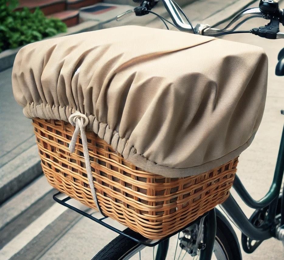 Overtræk til cykelkurv