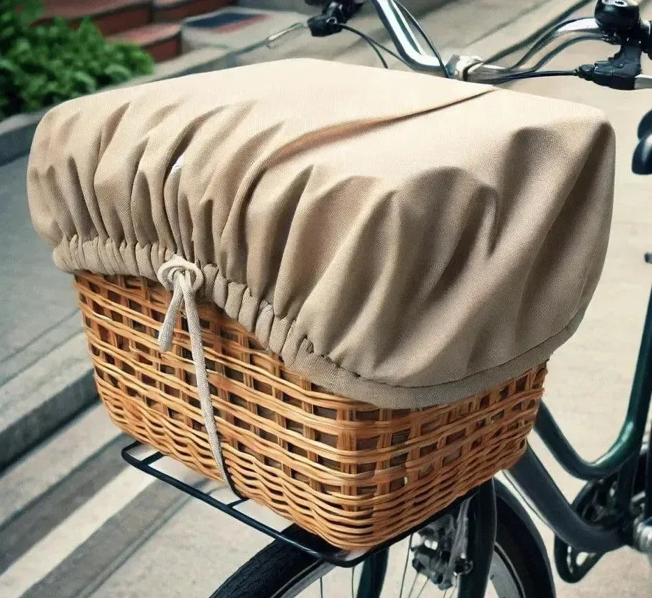 Overtræk til cykelkurv