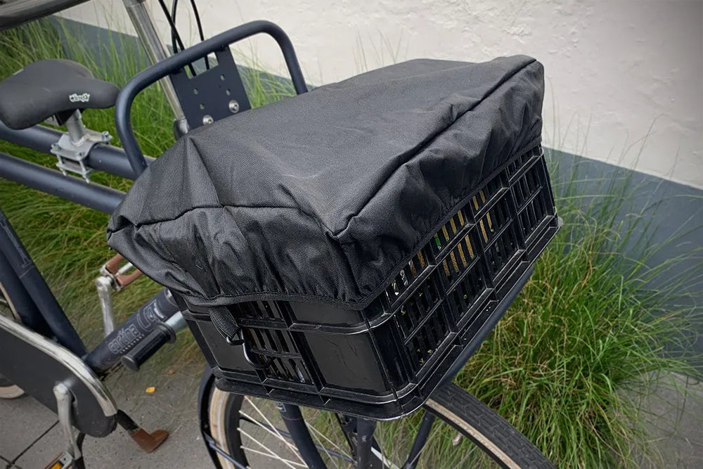 Vandtæt cover til cykelkurv og kasse