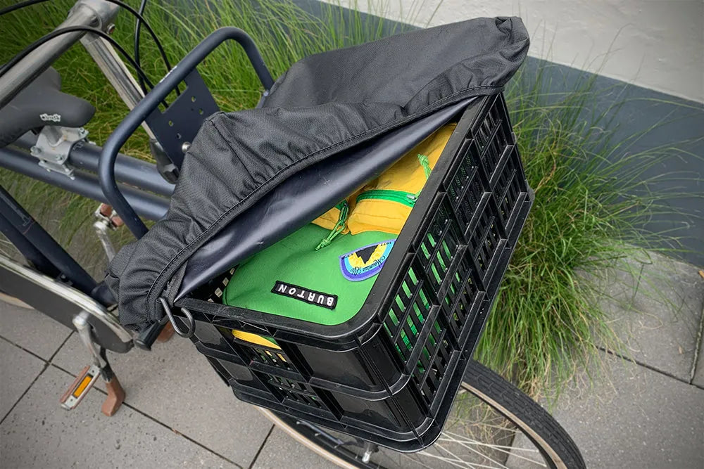 Vandtæt cover til cykelkurv og kasse