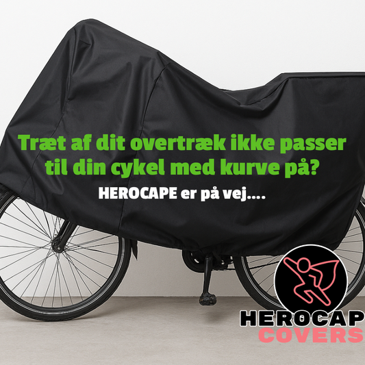 Herocape Premium elcykel overtræk med plads til cykelkurv