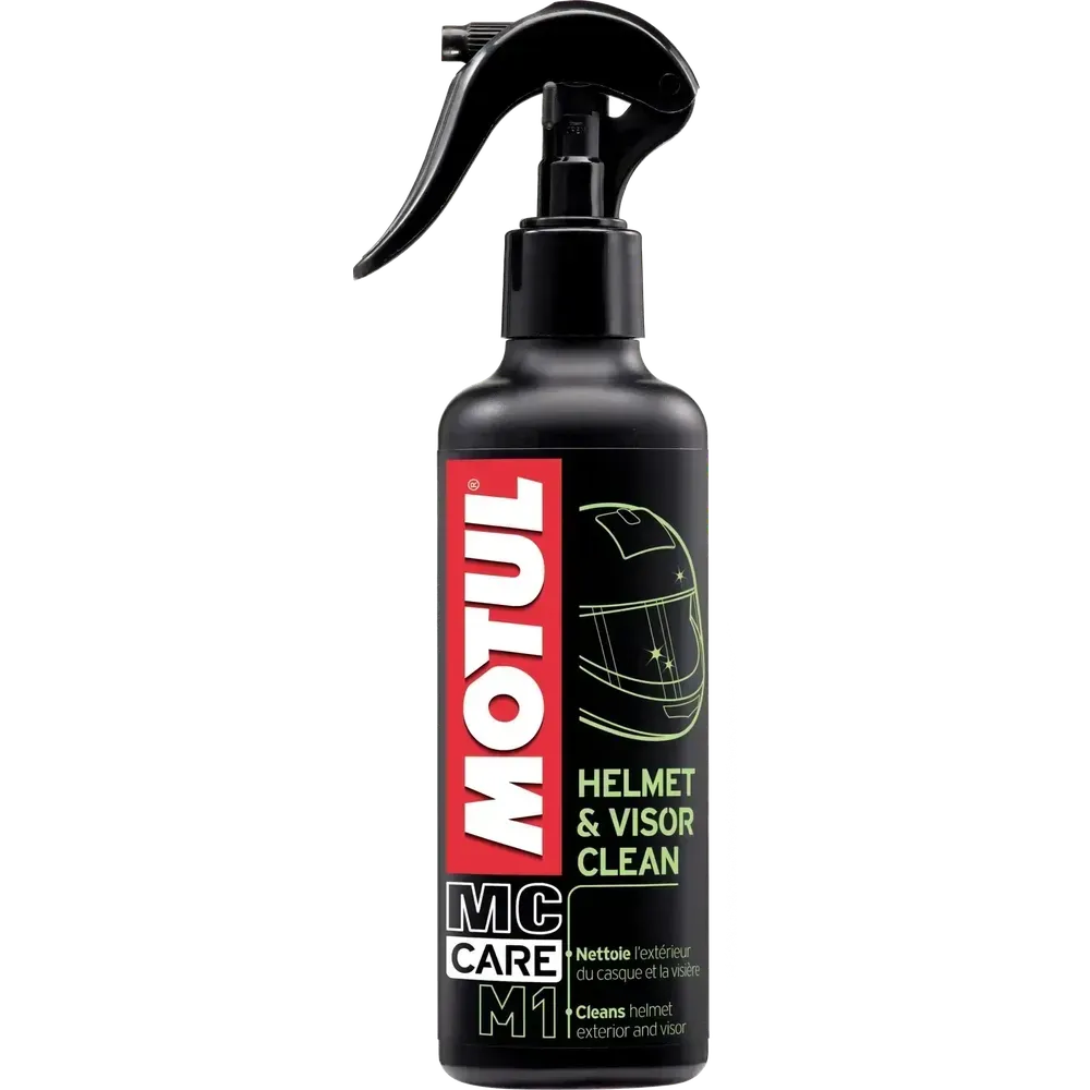 Rengøring af visir med Motul