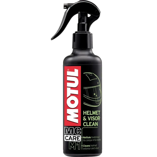 Rengøring af visir med Motul