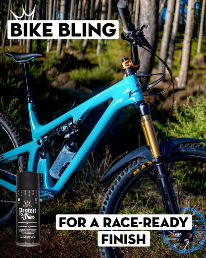 Peaty's Protect & Shine Spray til glans og beskyttelse af cykel