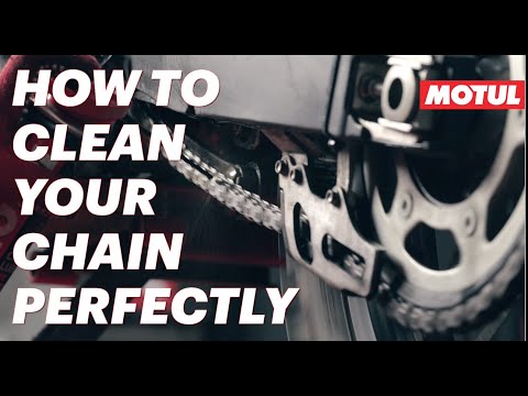 Sådan bruger du Motul C1 chain cleaner til motorcykel
